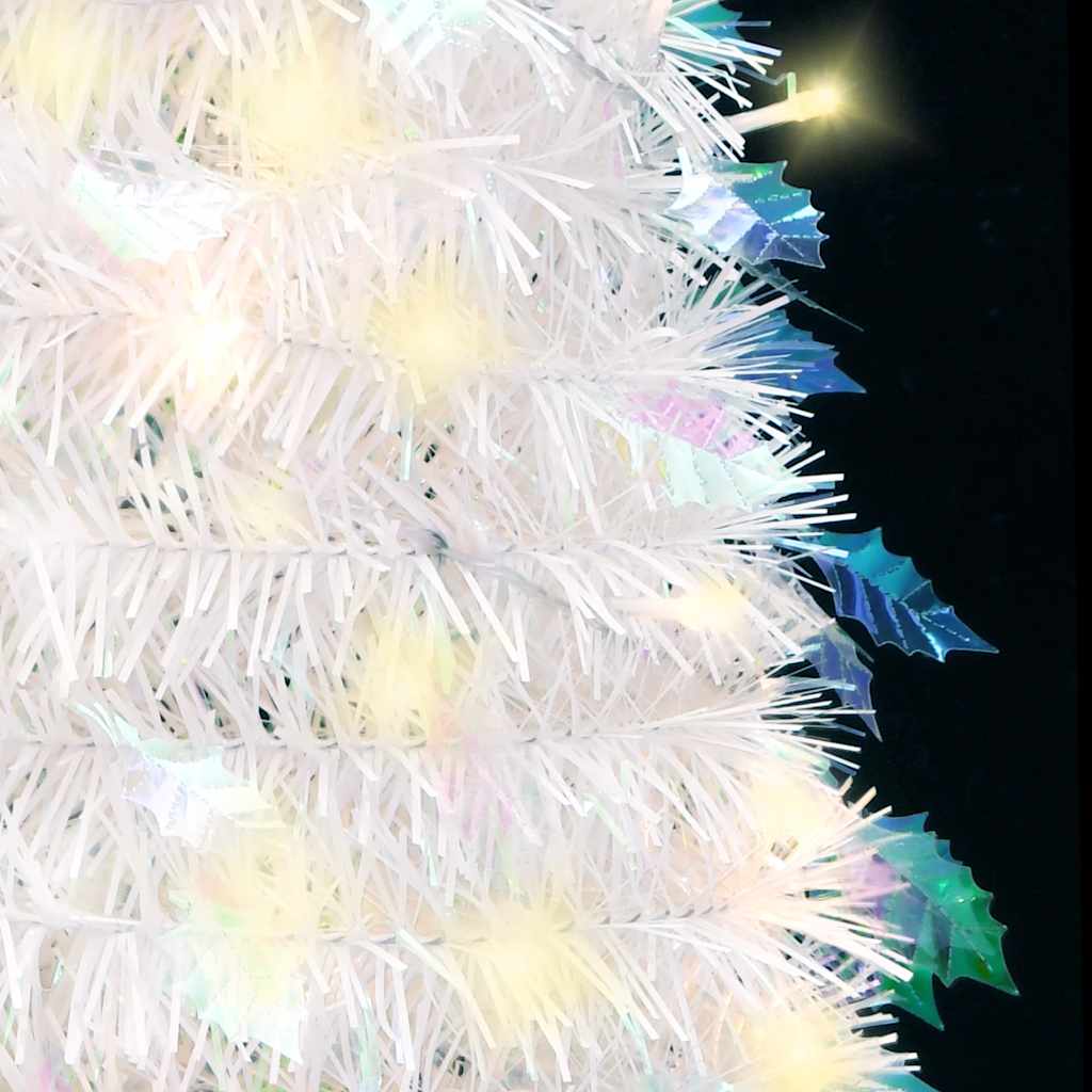 vidaXL Sztuczna choinka typu pop-up, 150 LED, biała, 180 cm