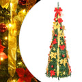 vidaXL Sztuczna choinka typu pop-up, 50 LED, zielona, 120 cm