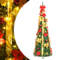 vidaXL Sztuczna choinka typu pop-up, 100 LED, zielona, 150 cm