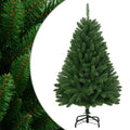 vidaXL Sztuczna choinka zawiasowa ze stojakiem, zielona, 150 cm