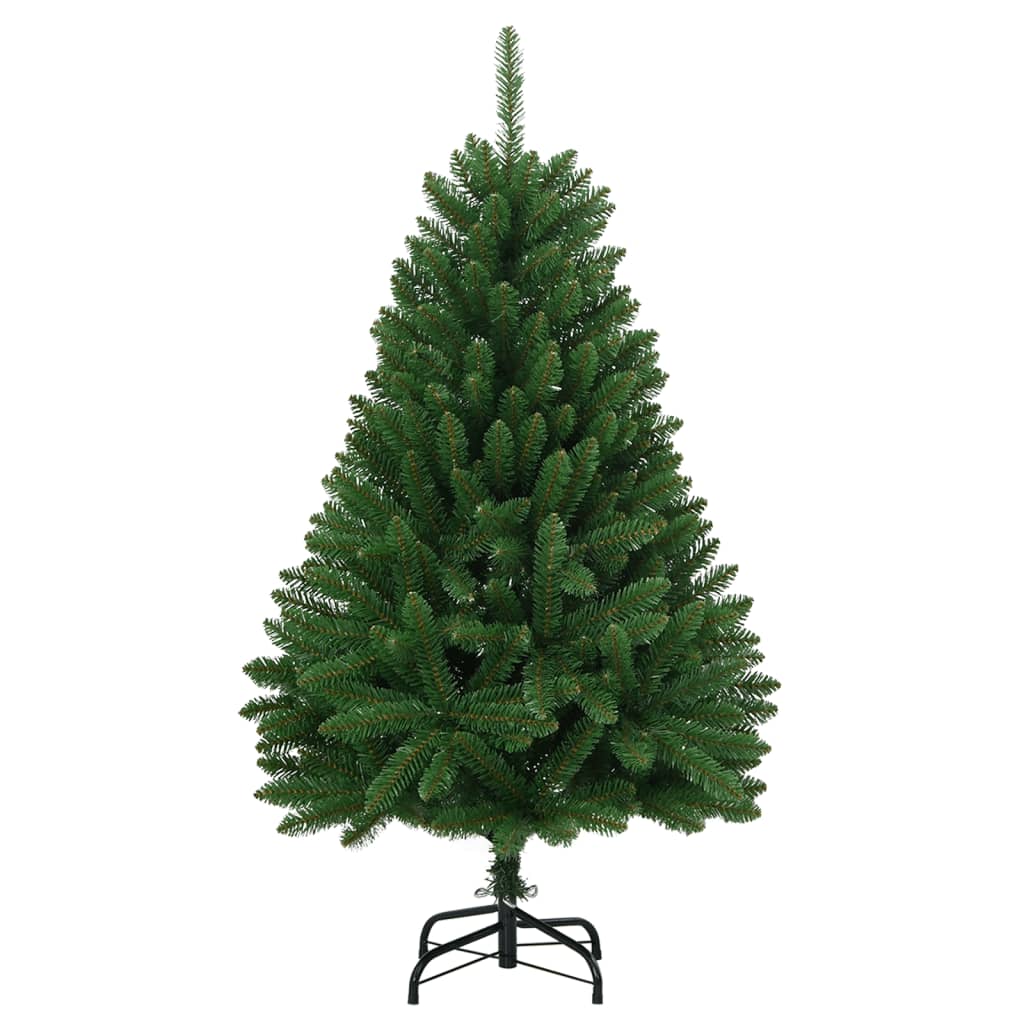 vidaXL Sztuczna choinka zawiasowa ze stojakiem, zielona, 150 cm