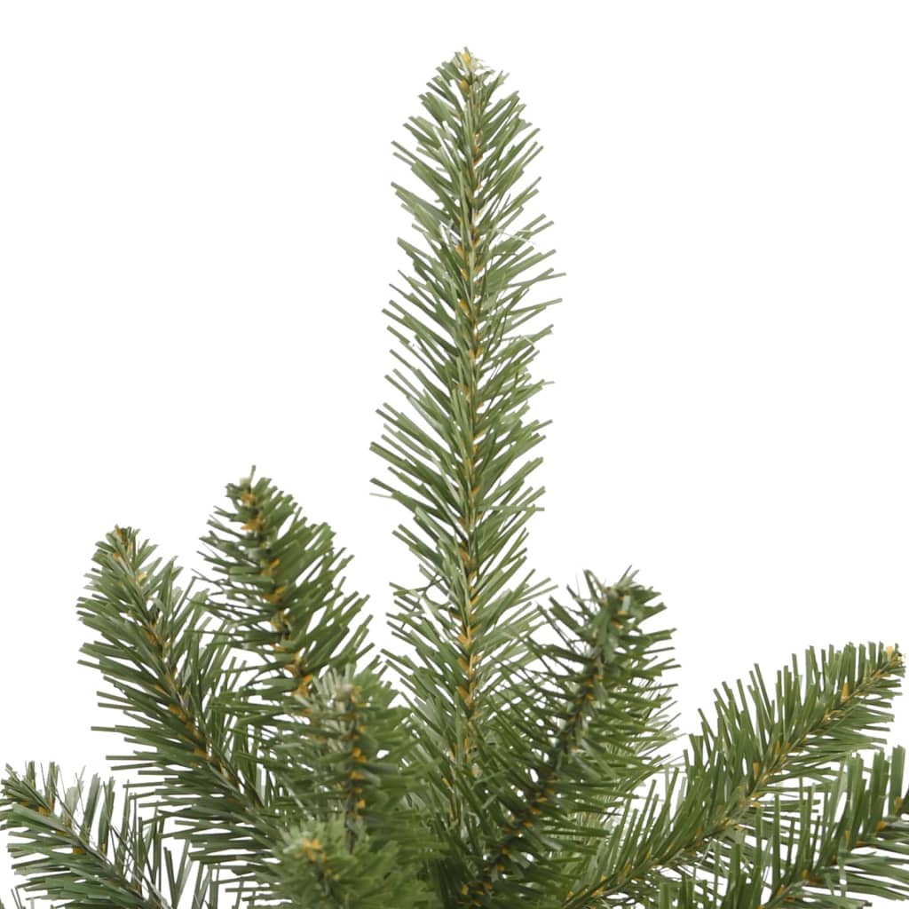 vidaXL Sztuczna choinka zawiasowa ze stojakiem, zielona, 180 cm