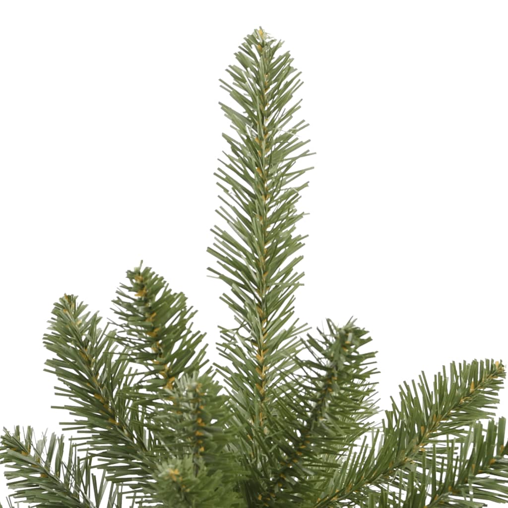 vidaXL Sztuczna choinka zawiasowa ze stojakiem, zielona, 300 cm