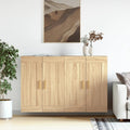 vidaXL Wiszące szafki, 2 szt. kolor dąb sonoma materiał drewnopochodny