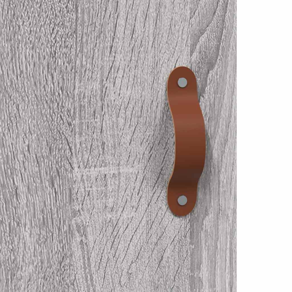 vidaXL Wiszące szafki, 2 szt. szary dąb sonoma materiał drewnopochodny