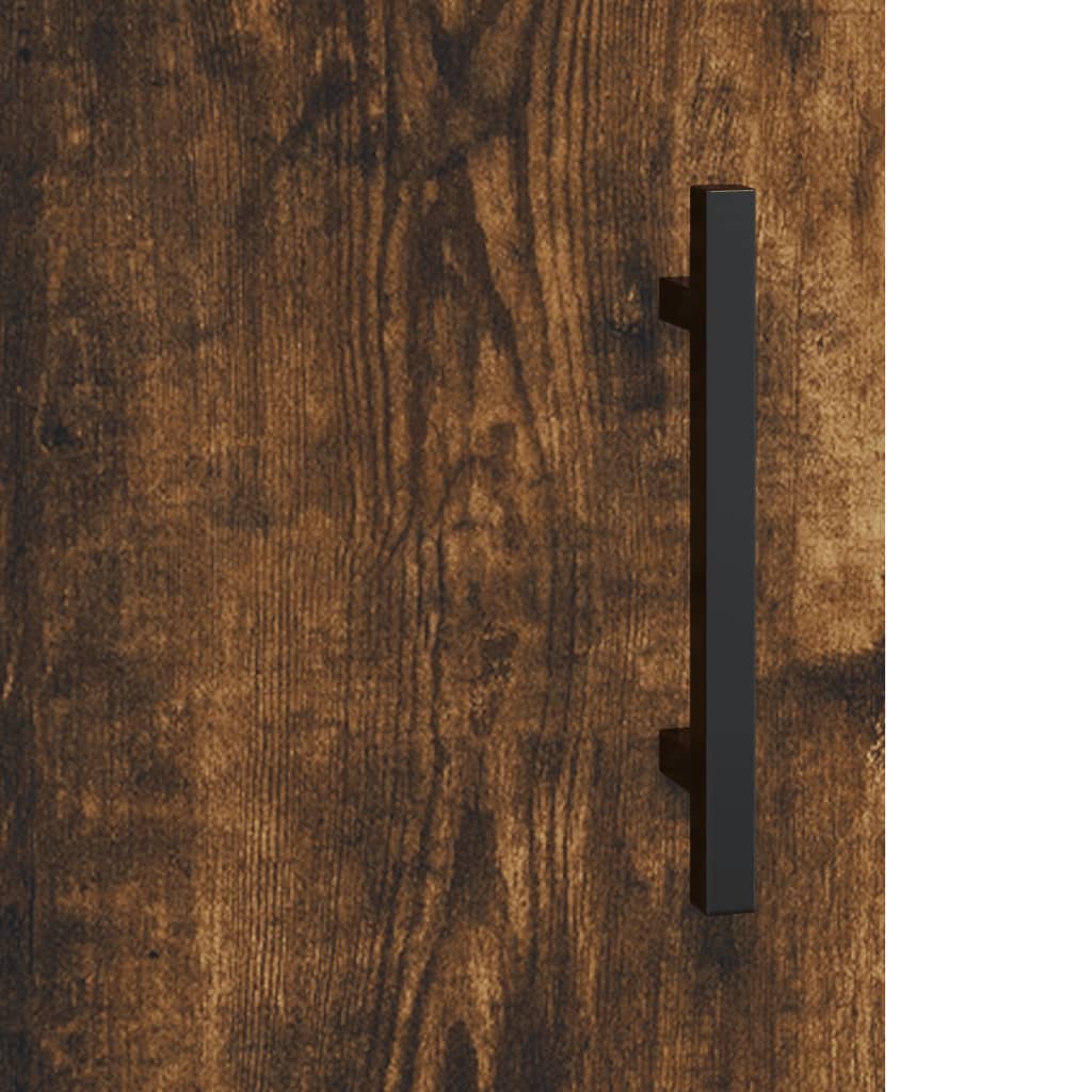 vidaXL Wiszące szafki, 2 szt., przydymiony dąb materiał drewnopochodny