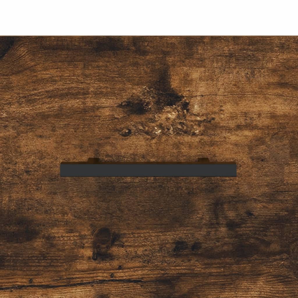 vidaXL Witrynka przydymiony dąb 69,5x34x180 cm materiał drewnopochodny