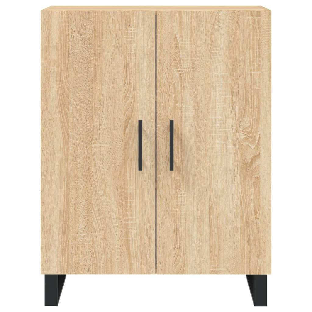 vidaXL Witrynka, dąb sonoma, 69,5x34x180 cm, materiał drewnopochodny