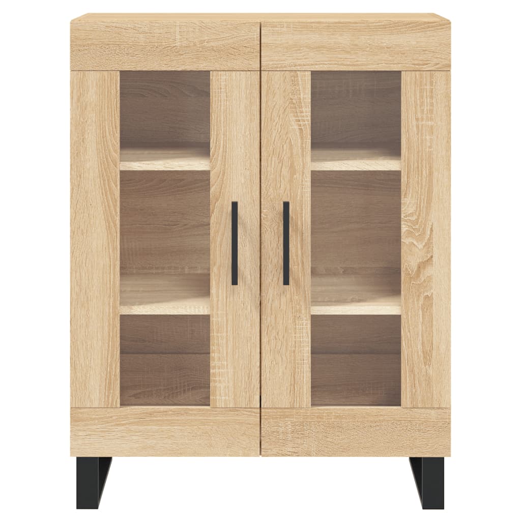 vidaXL Witrynka, dąb sonoma, 69,5x34x180 cm, materiał drewnopochodny