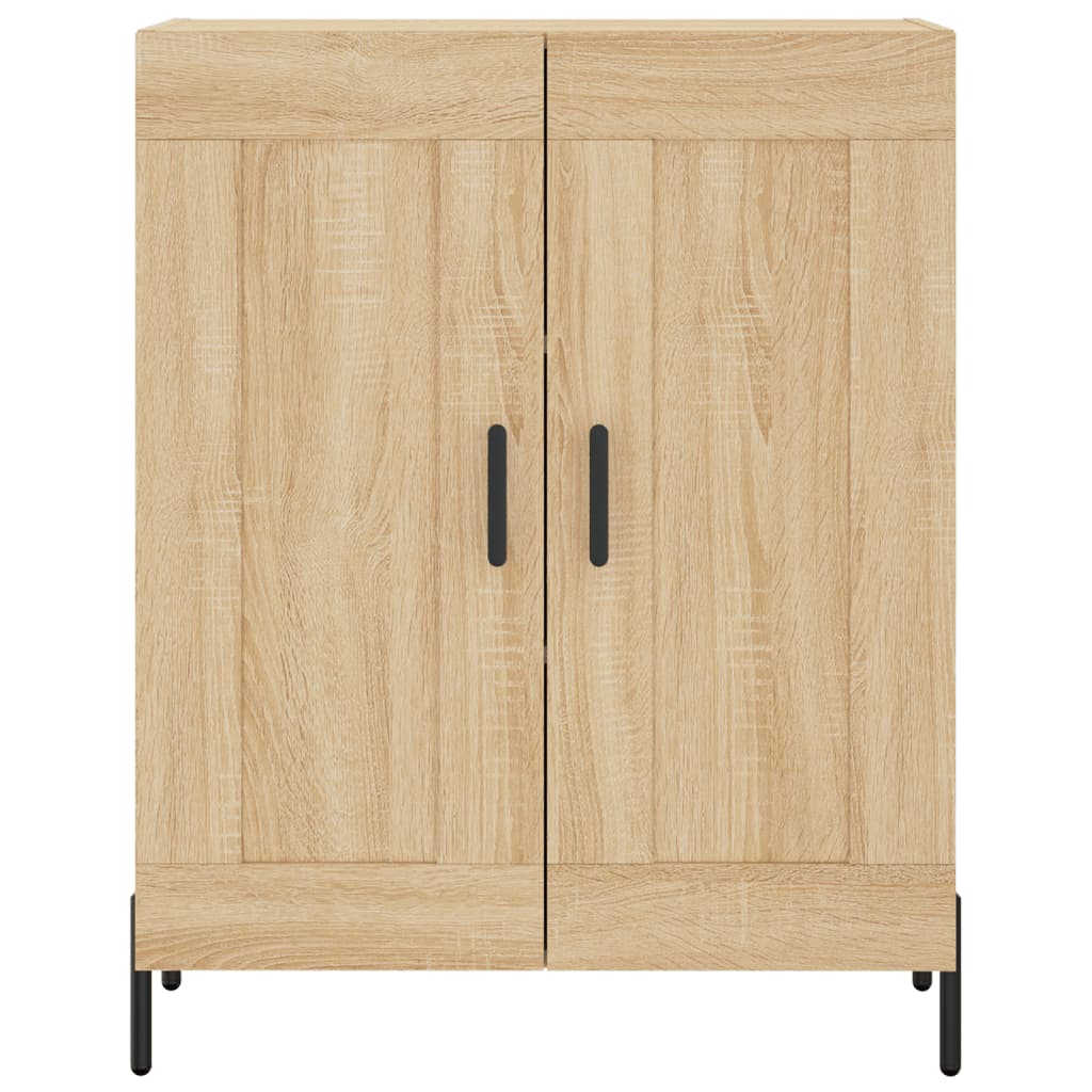 vidaXL Witrynka, dąb sonoma, 69,5x34x180 cm, materiał drewnopochodny