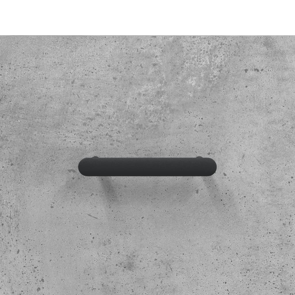 vidaXL Witrynka, szarość betonu 69,5x34x180 cm materiał drewnopochodny