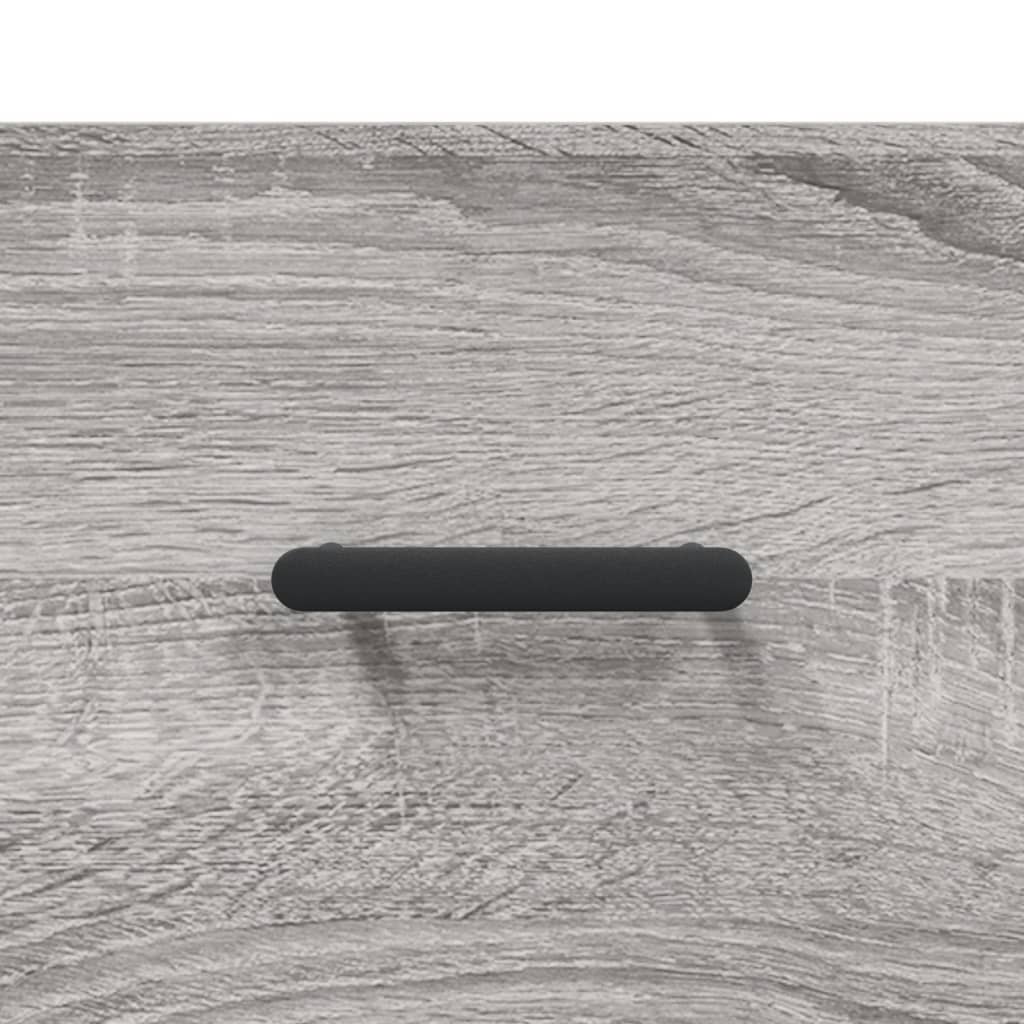 vidaXL Witrynka szary dąb sonoma 69,5x34x180cm materiał drewnopochodny
