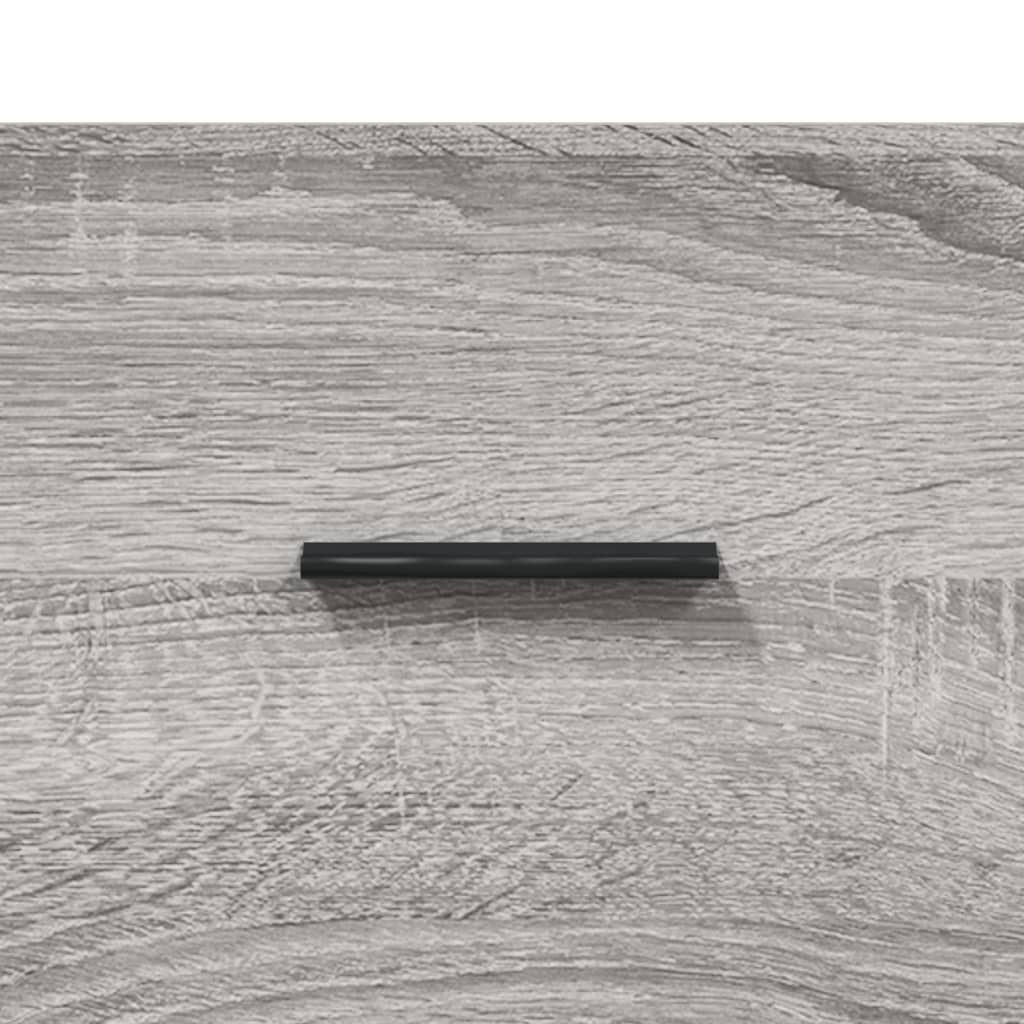 vidaXL Witrynka szary dąb sonoma 69,5x34x180cm materiał drewnopochodny