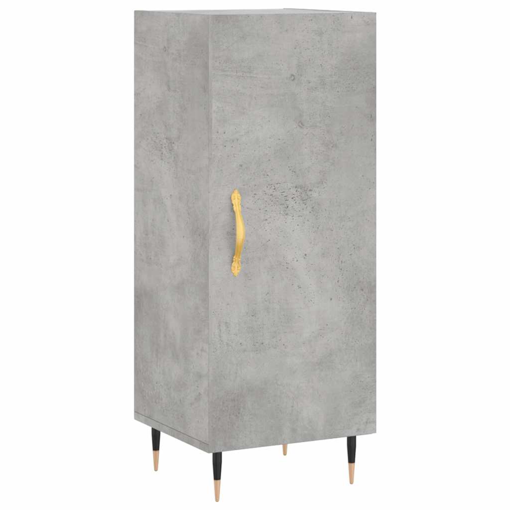 vidaXL Wysoka szafka, szarość betonu, 34,5x34x180 cm