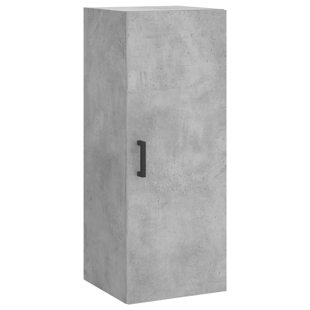 vidaXL Wysoka szafka, szarość betonu, 34,5x34x180 cm