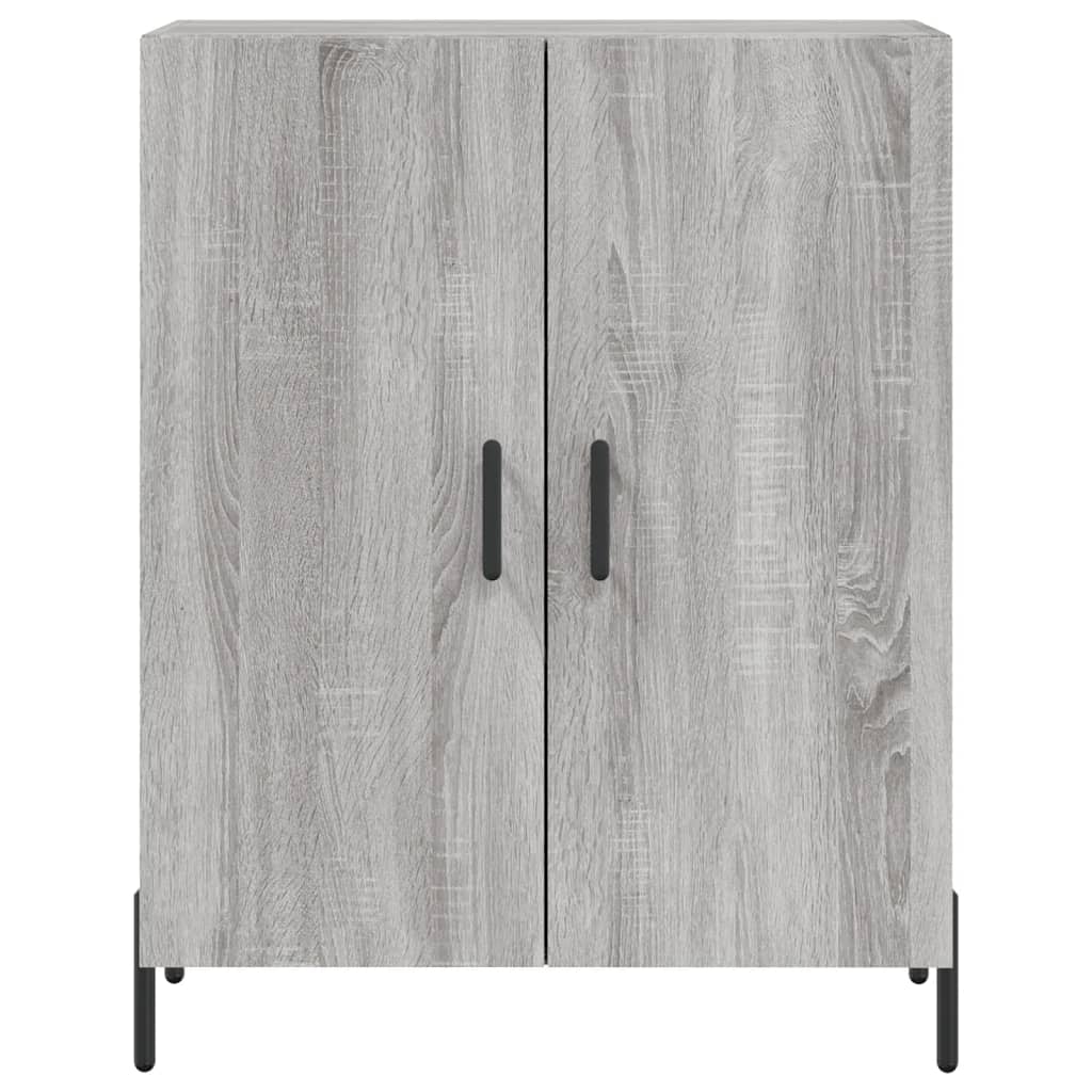 vidaXL Witrynka szary dąb sonoma 69,5x34x180cm materiał drewnopochodny