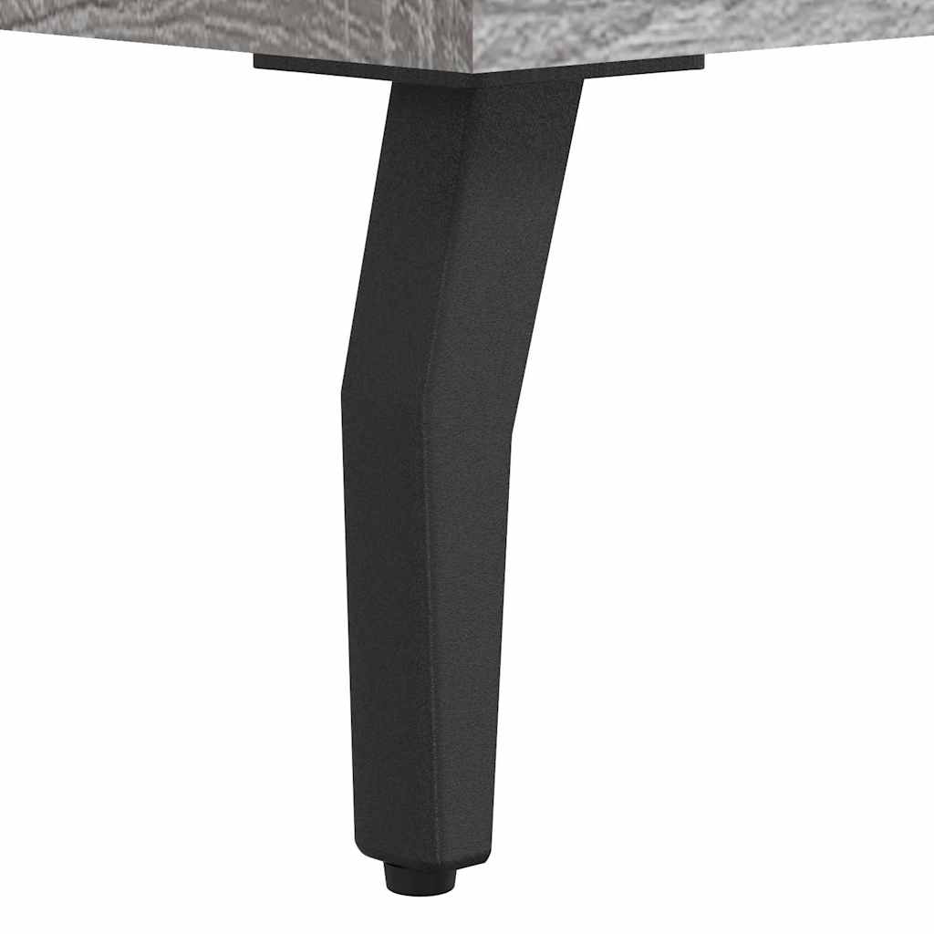 vidaXL Witrynka szary dąb sonoma 69,5x34x180cm materiał drewnopochodny