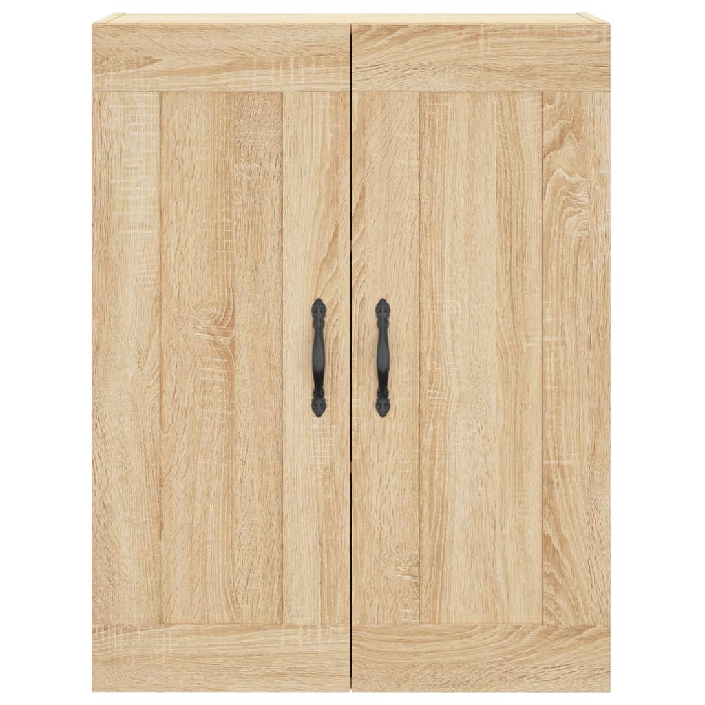 vidaXL Witrynka, dąb sonoma, 69,5x34x180 cm, materiał drewnopochodny