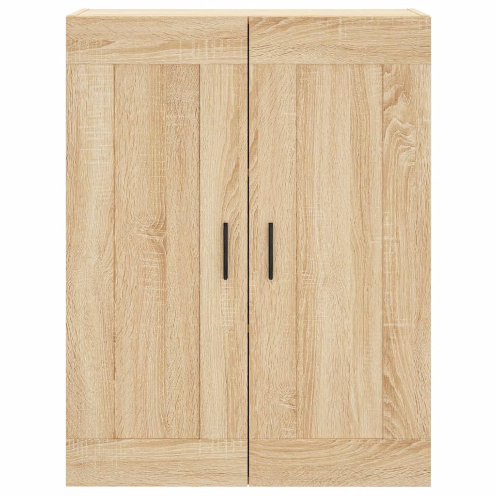 vidaXL Witrynka, dąb sonoma, 69,5x34x180 cm, materiał drewnopochodny
