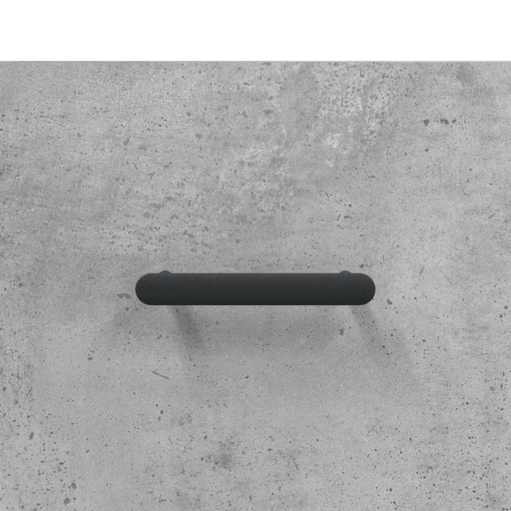 vidaXL Witrynka, szarość betonu 69,5x34x180 cm materiał drewnopochodny