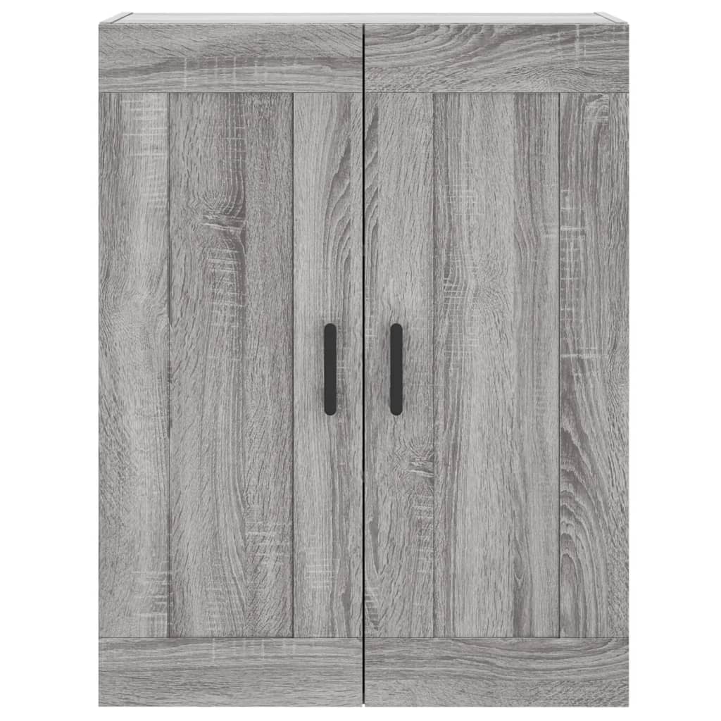 vidaXL Witrynka szary dąb sonoma 69,5x34x180cm materiał drewnopochodny