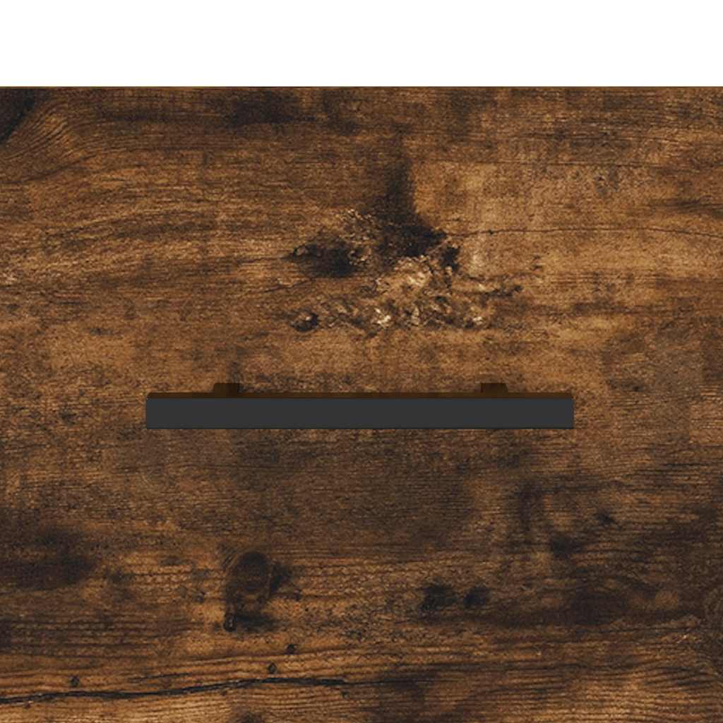 vidaXL Witrynka przydymiony dąb 69,5x34x180 cm materiał drewnopochodny