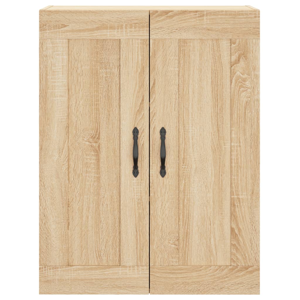 vidaXL Witrynka, dąb sonoma, 69,5x34x180 cm, materiał drewnopochodny