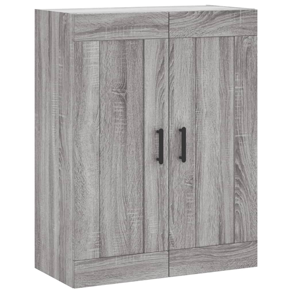 vidaXL Witrynka szary dąb sonoma 69,5x34x180cm materiał drewnopochodny