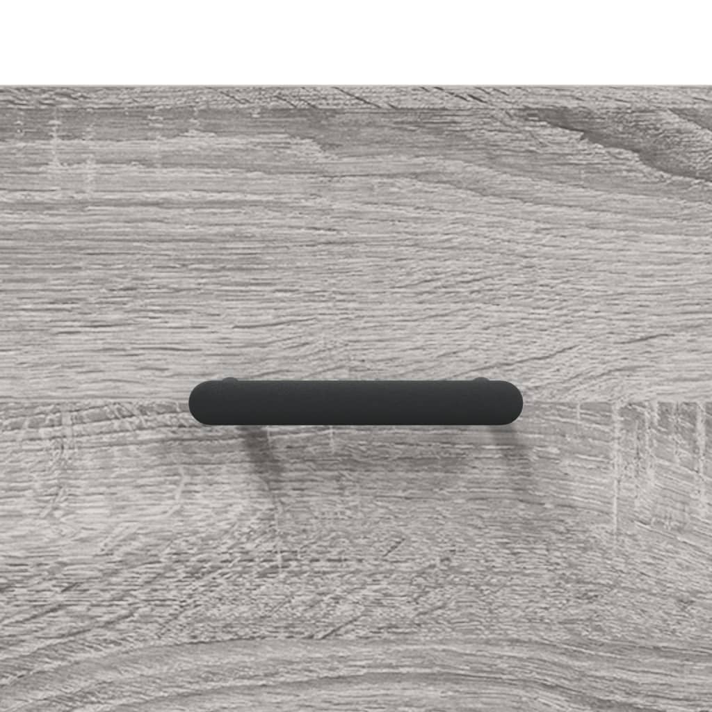 vidaXL Witrynka szary dąb sonoma 69,5x34x180cm materiał drewnopochodny