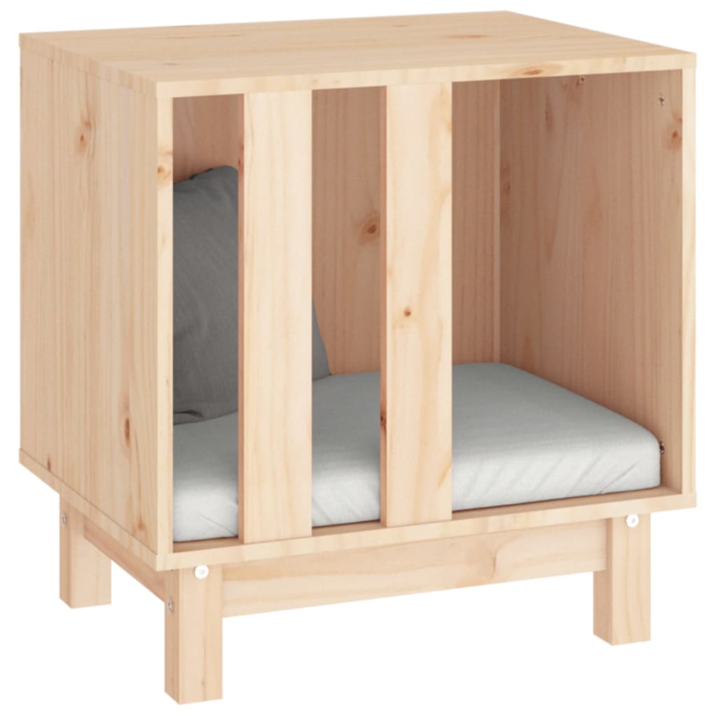 vidaXL Domek dla psa, 50x40x52 cm, lite drewno sosnowe