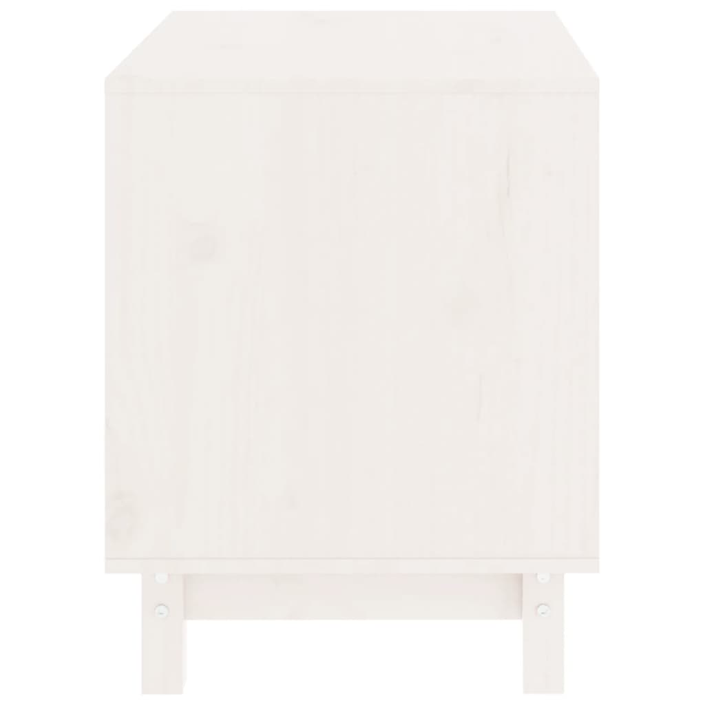 vidaXL Domek dla psa, biały, 60x45x57 cm, lite drewno sosnowe