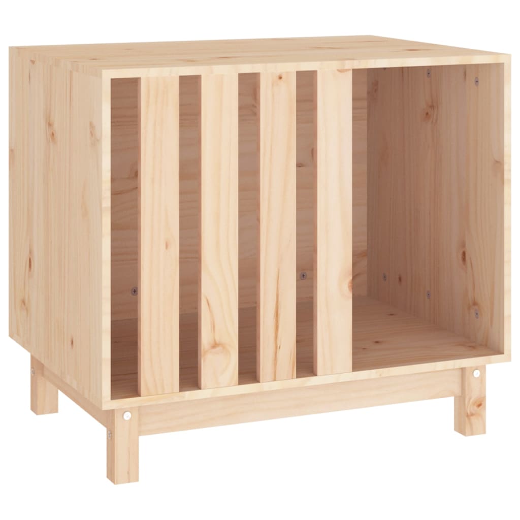 vidaXL Domek dla psa, 70x50x62 cm, lite drewno sosnowe