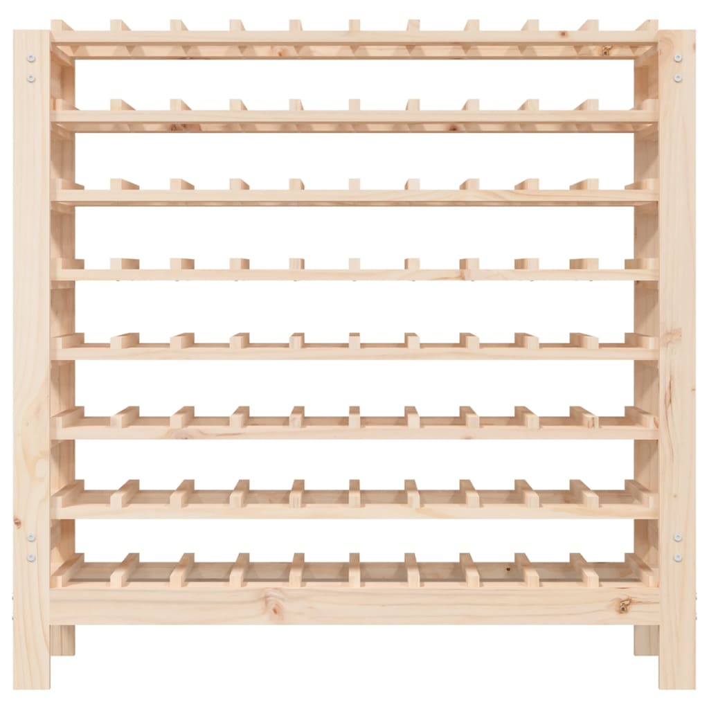 vidaXL Stojak na wino, 109,5x30x107,5 cm, lite drewno sosnowe