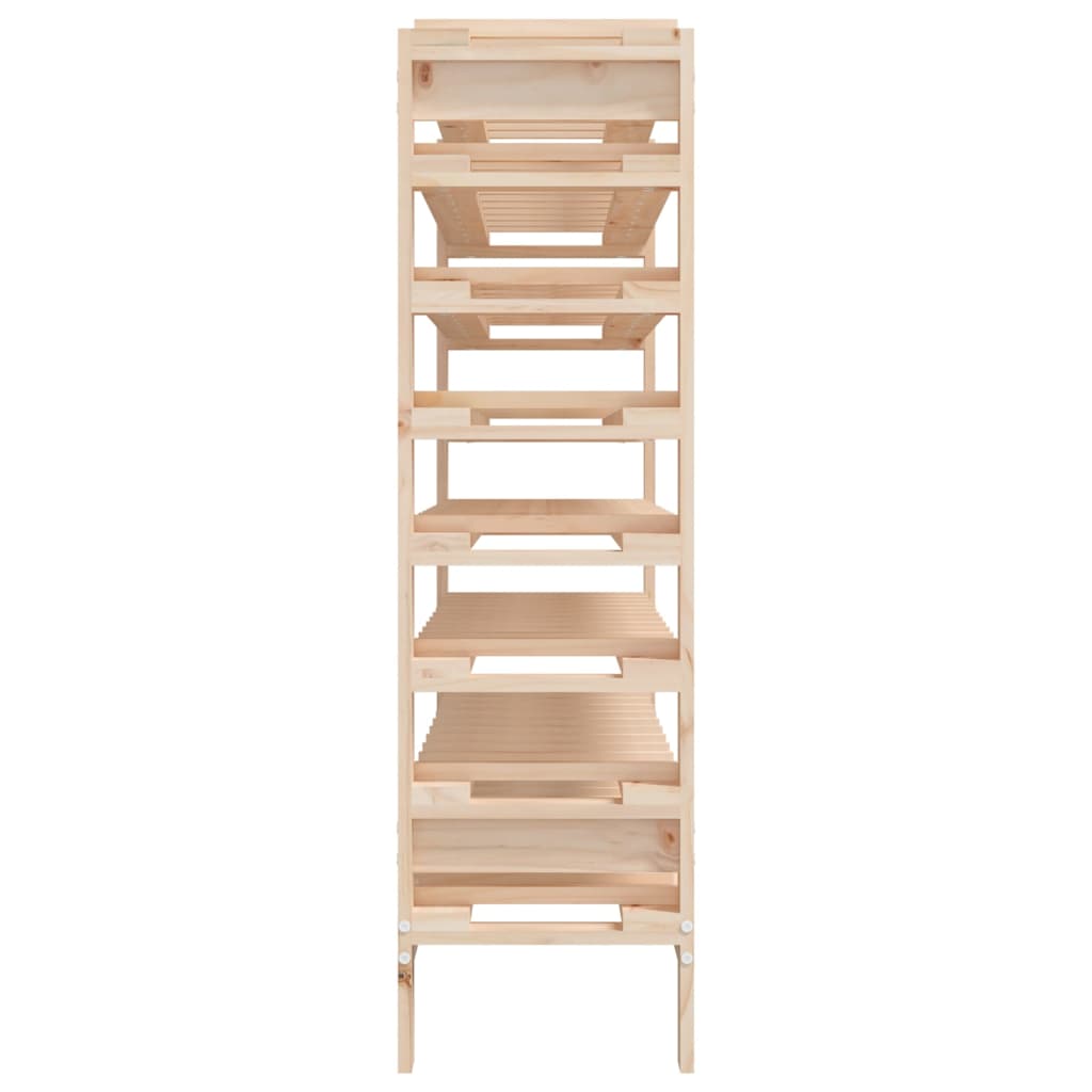 vidaXL Stojak na wino, 109,5x30x107,5 cm, lite drewno sosnowe