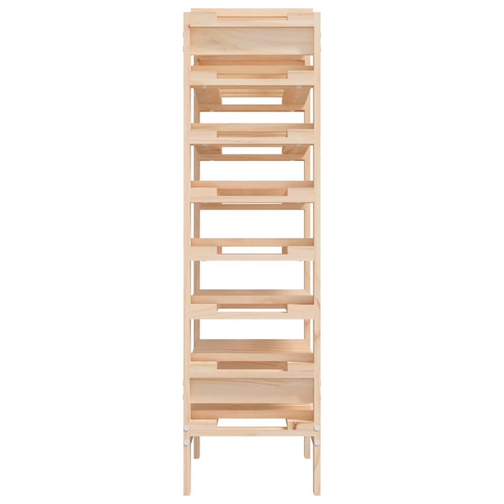 vidaXL Stojak na wino, 61,5x30x107,5 cm, lite drewno sosnowe