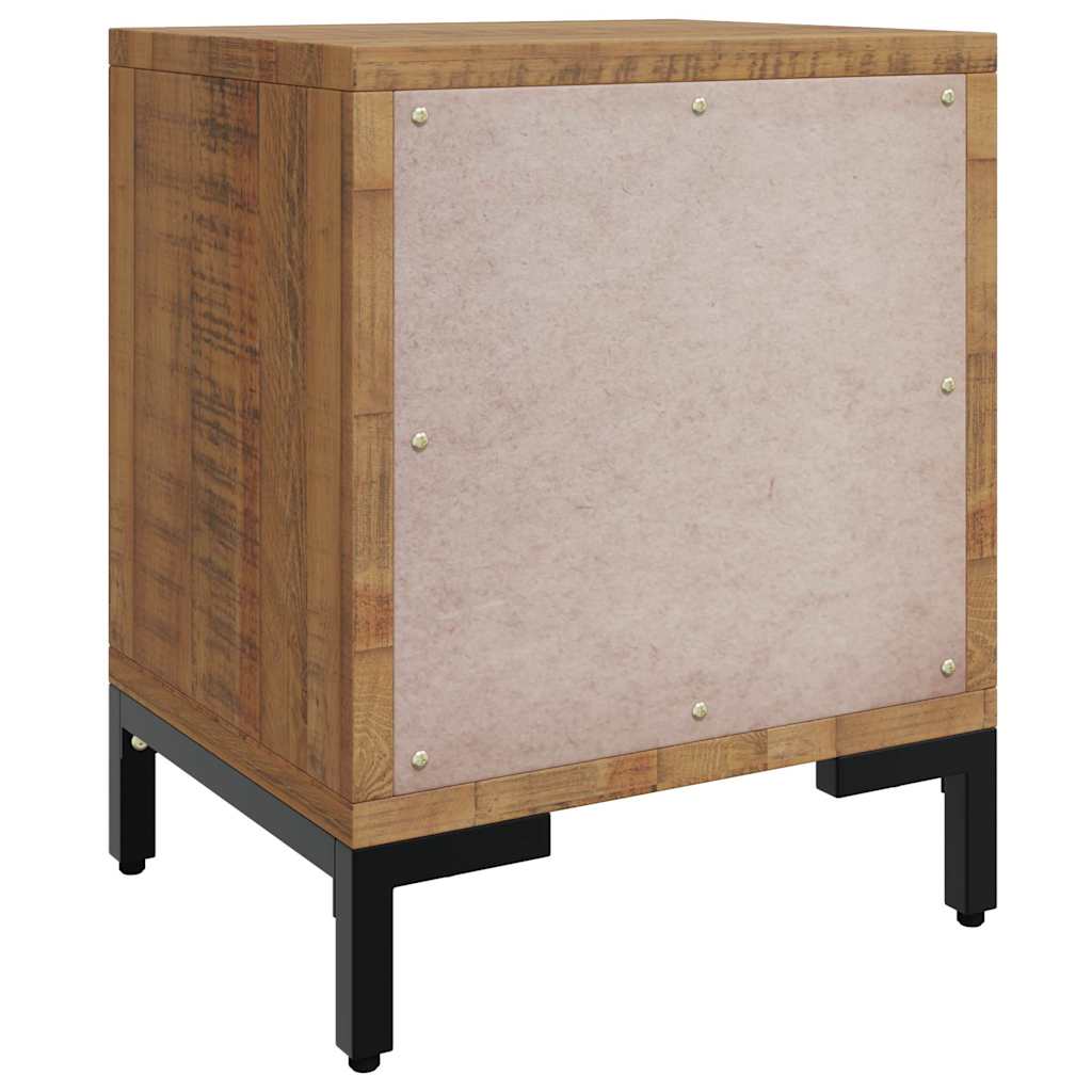 vidaXL Szafki nocne, 2 szt., 36x30x45 cm, lite drewno sosnowe