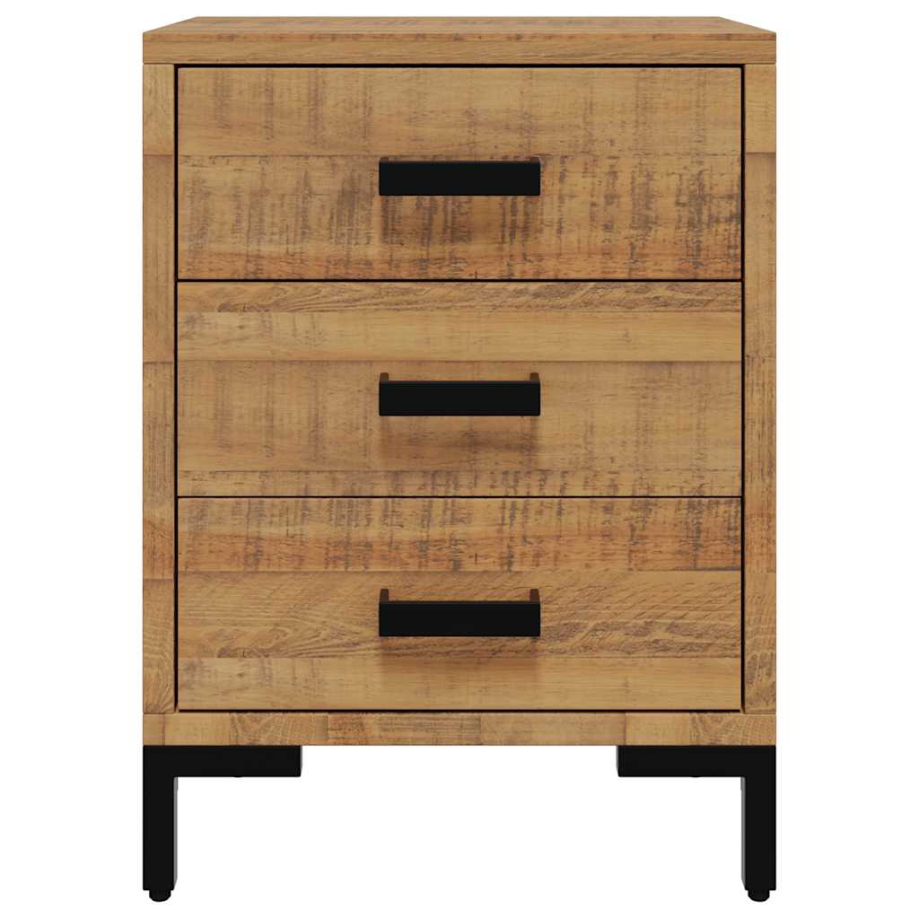 vidaXL Szafki nocne, 2 szt., 40x30x55 cm, lite drewno sosnowe