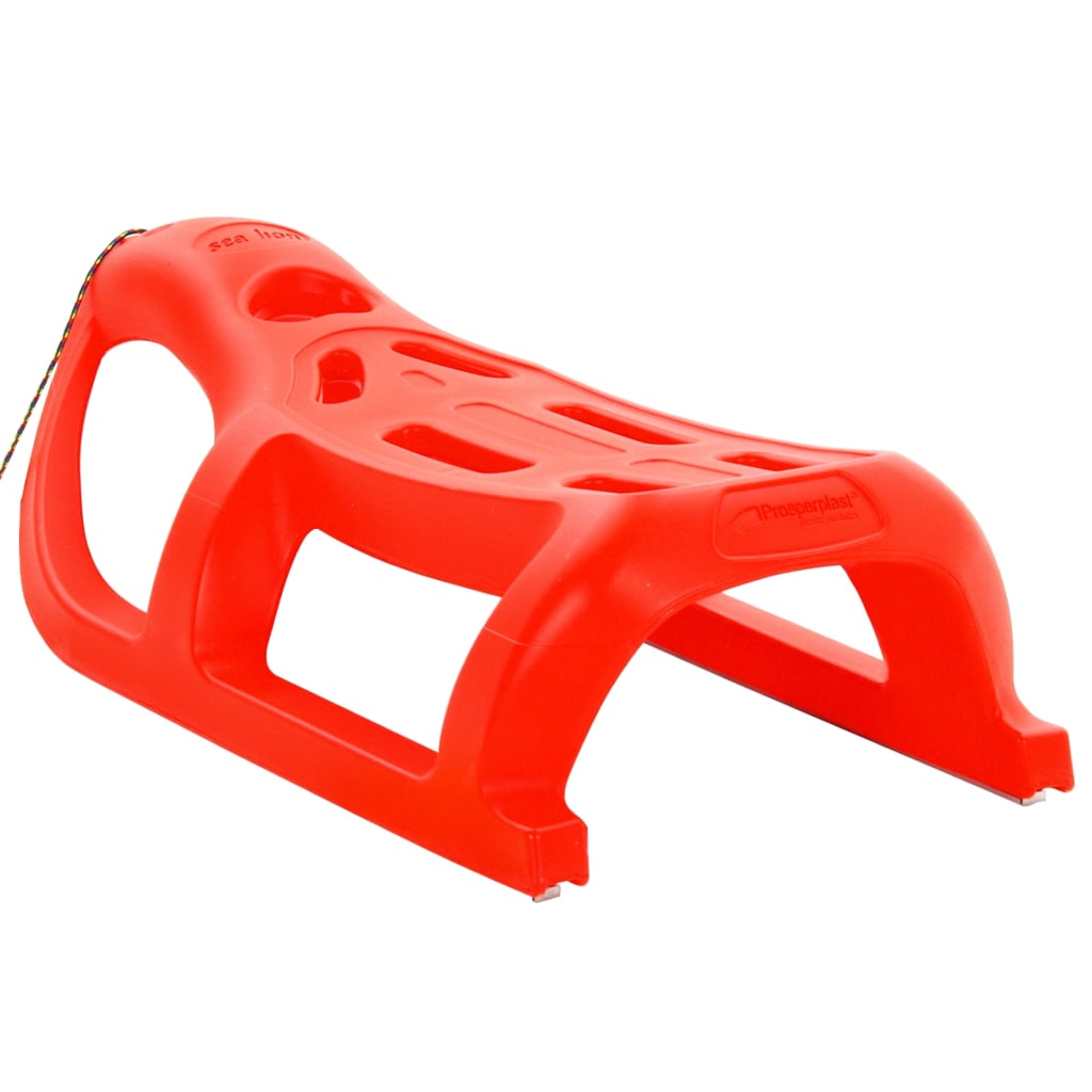 vidaXL Sanki, czerwone, 80x39,5x25,5 cm, polipropylen