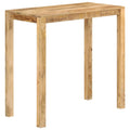 vidaXL Stolik barowy, 112x55x108, lite drewno mango
