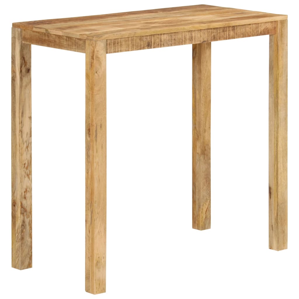 vidaXL Stolik barowy, 112x55x108, lite drewno mango