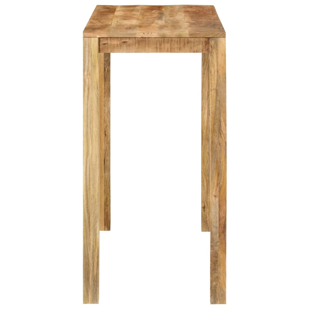 vidaXL Stolik barowy, 112x55x108, lite drewno mango