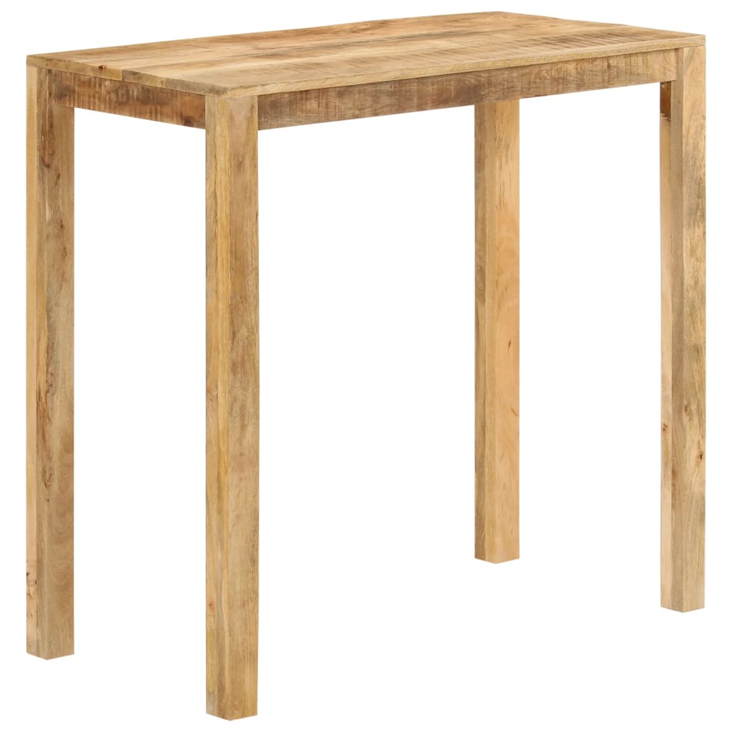 vidaXL Stolik barowy, 112x55x108, lite drewno mango