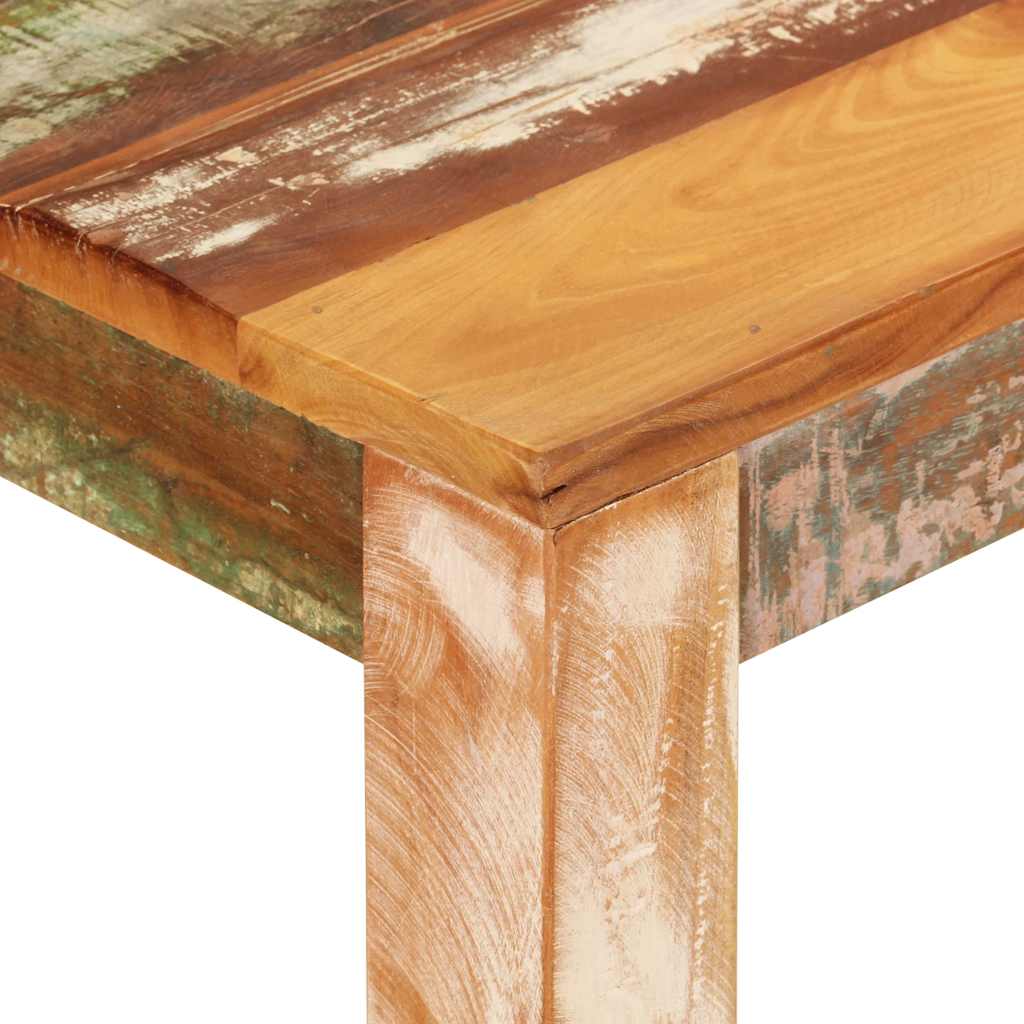 vidaXL Stolik barowy, 112x55x108, lite drewno odzyskane