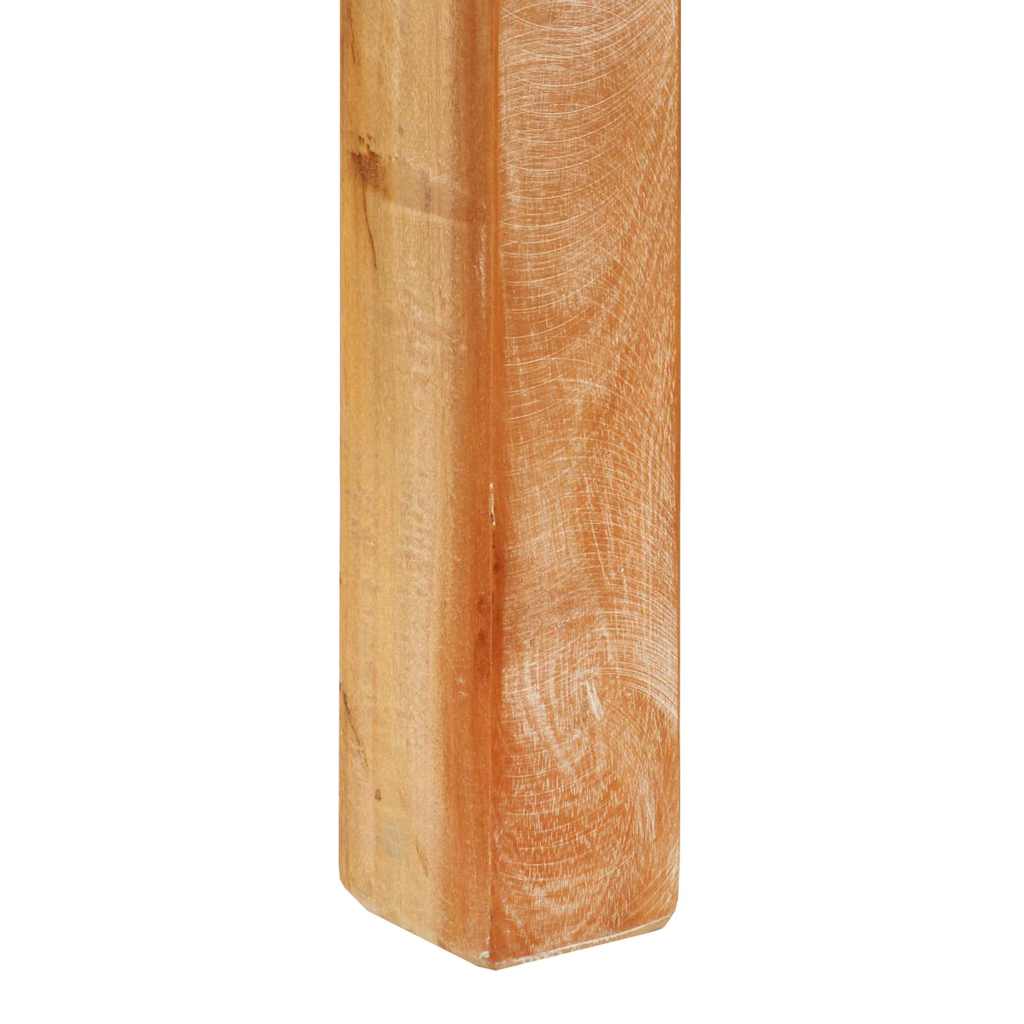 vidaXL Stolik barowy, 112x55x108, lite drewno odzyskane