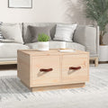 vidaXL Stolik kawowy, 60x53x35 cm, lite drewno sosnowe