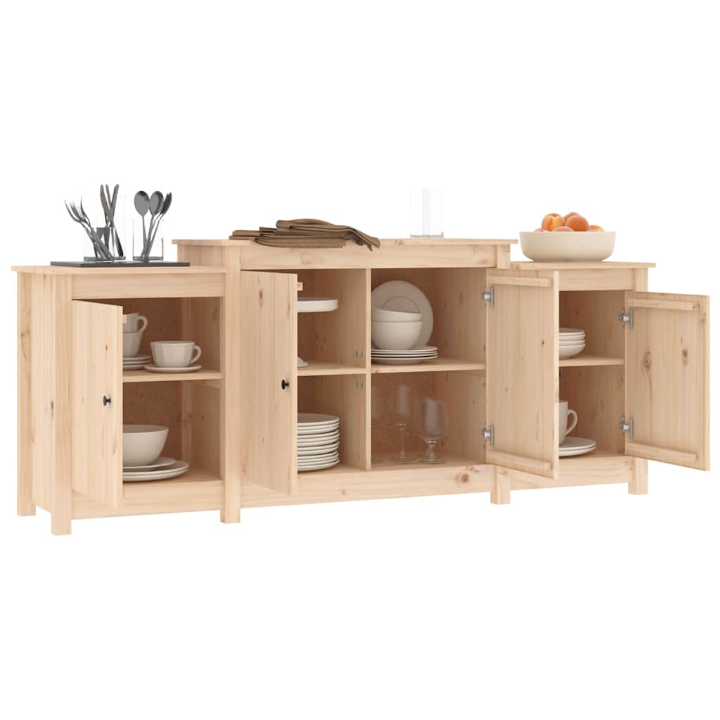 vidaXL Komoda 164x37x68 cm Drewno lite sosnowe