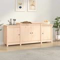 vidaXL Komoda 164x37x68 cm Drewno lite sosnowe
