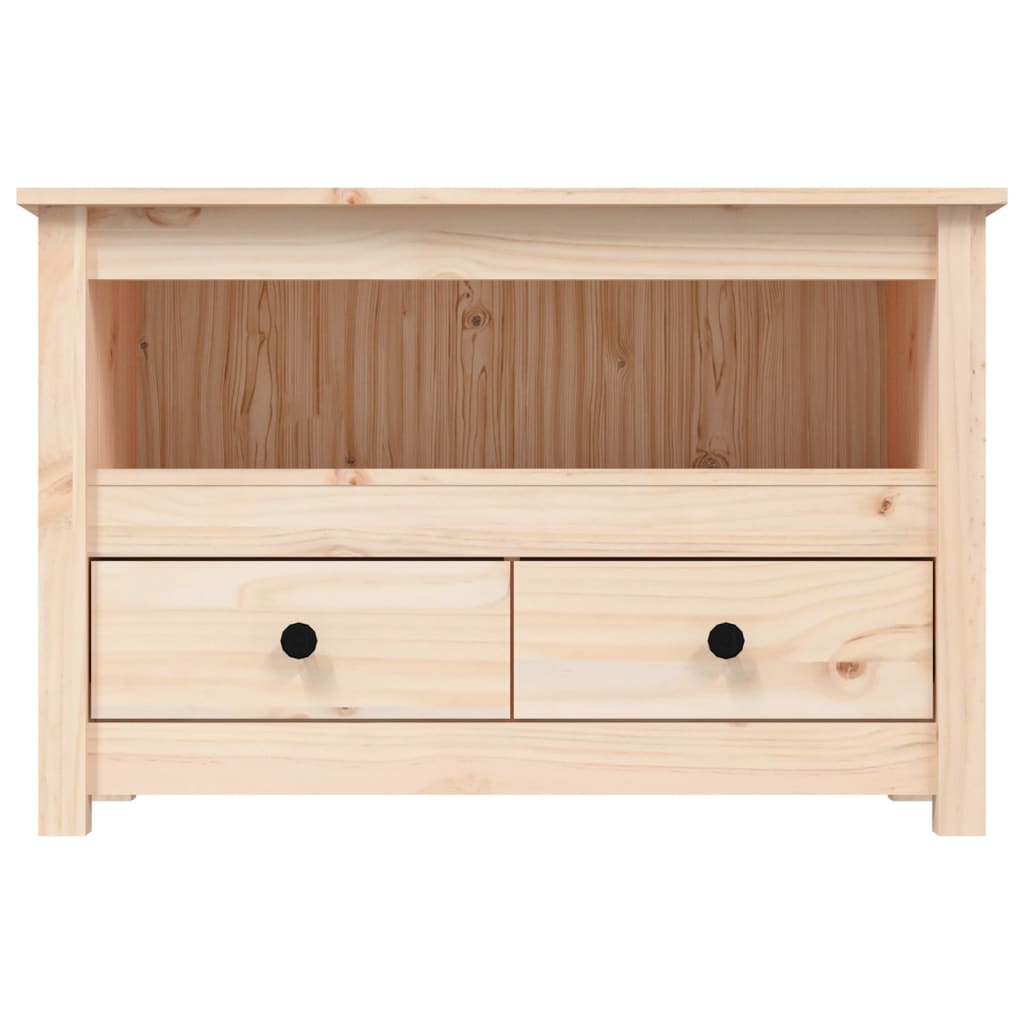 vidaXL Szafka pod telewizor, 79x35x52 cm, lite drewno sosnowe