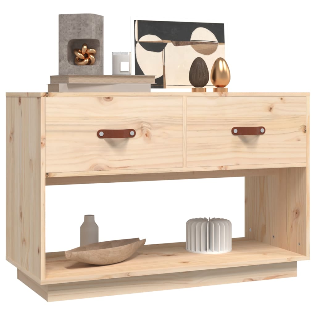 vidaXL Szafka pod telewizor, 90x40x60 cm, lite drewno sosnowe
