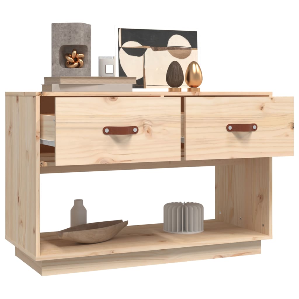 vidaXL Szafka pod telewizor, 90x40x60 cm, lite drewno sosnowe